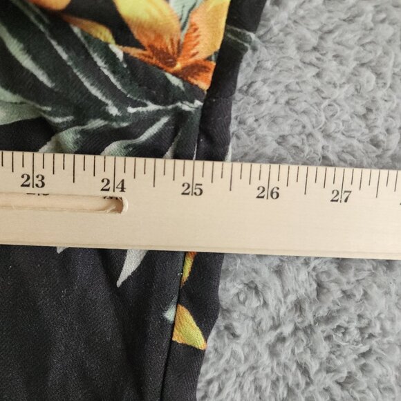 28 Palms Mens Shirt Size XL Relaxed Linen Silk Button Up Hawaiian Resort Black - Picture 5 of 6